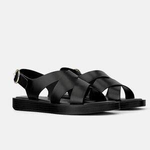 Zara minimal flat sandals